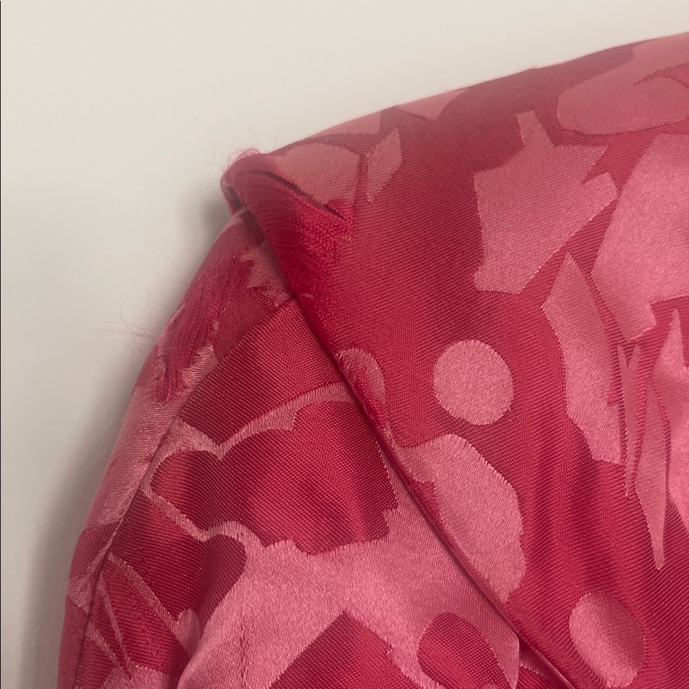 Vintage Estévez vivid rose hostess gown, Size Small. - Picture 8 of 13